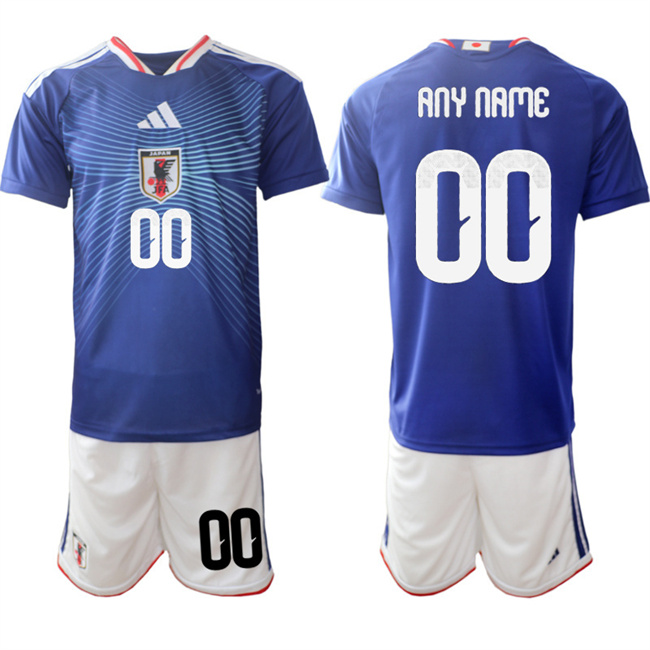 Men's Japan Custom 2026 Blue Home Soccer Jersey Suit